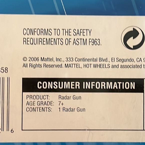 New Vintage Hot Wheels Radar Gun! Never opened! - Picture 9 of 11